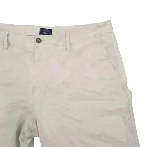 Gap Khakis Men's Tan Cotton Lived in Shorts - Picture 4 of 16